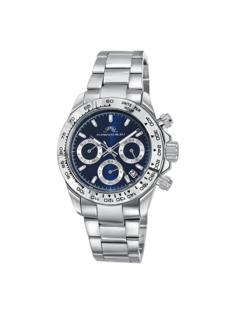 NWT Porsamo Bleu Alexis Quartz Blue Dial Ladies Watch
